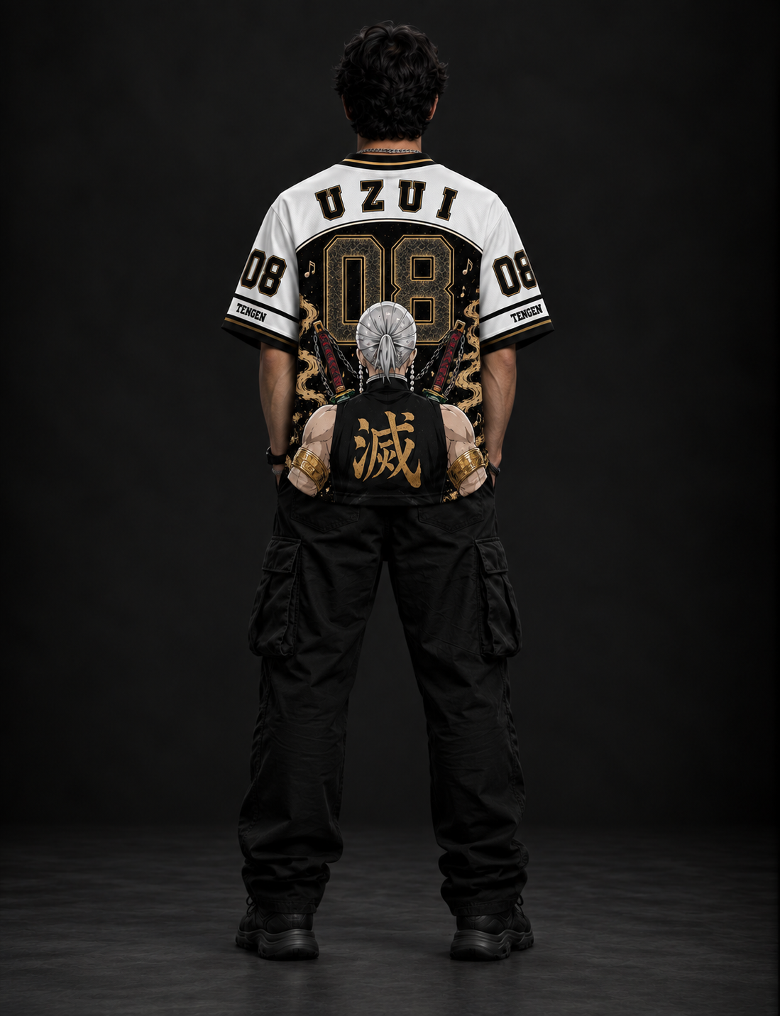 Tengen Uzui – Sound Hashira Anime Oversized Jersey