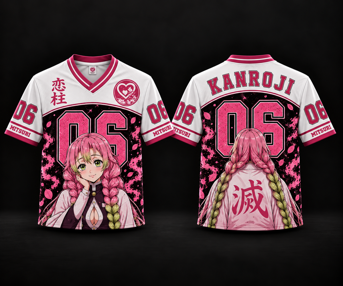 Mitsuri Kanroji – Love Hashira Anime Oversized Jersey