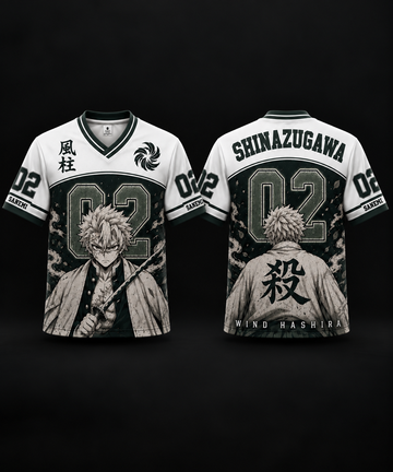 Sanemi Shinazugawa – Wind Hashira Anime Oversized Jersey
