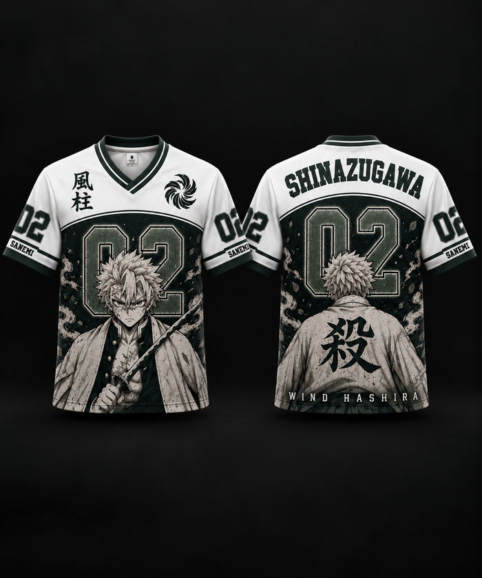 Sanemi Shinazugawa – Wind Hashira Anime Oversized Jersey