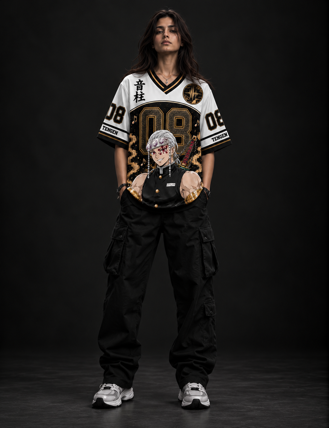 Tengen Uzui – Sound Hashira Anime Oversized Jersey