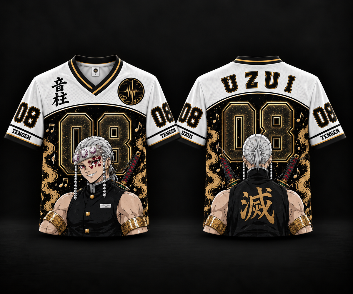 Tengen Uzui – Sound Hashira Anime Oversized Jersey