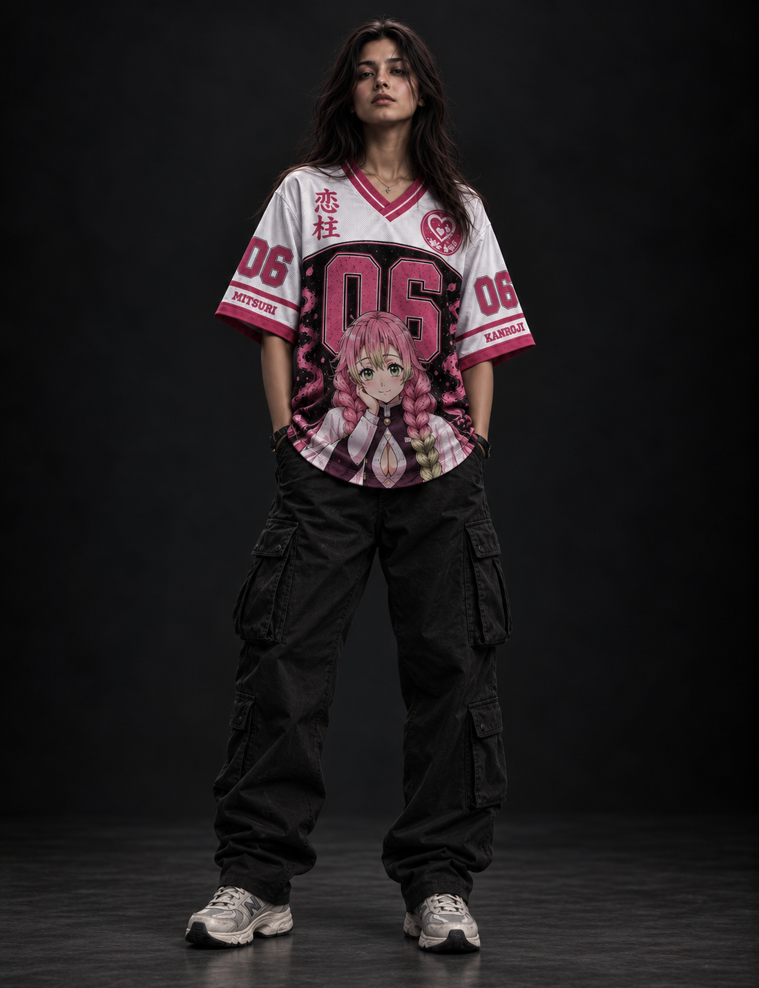 Mitsuri Kanroji – Love Hashira Anime Oversized Jersey