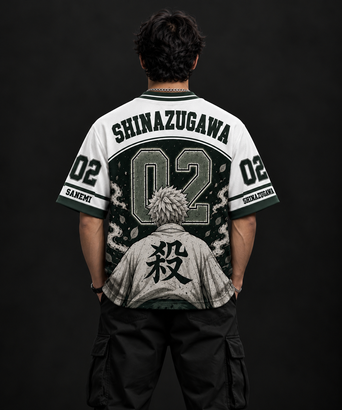 Sanemi Shinazugawa – Wind Hashira Anime Oversized Jersey