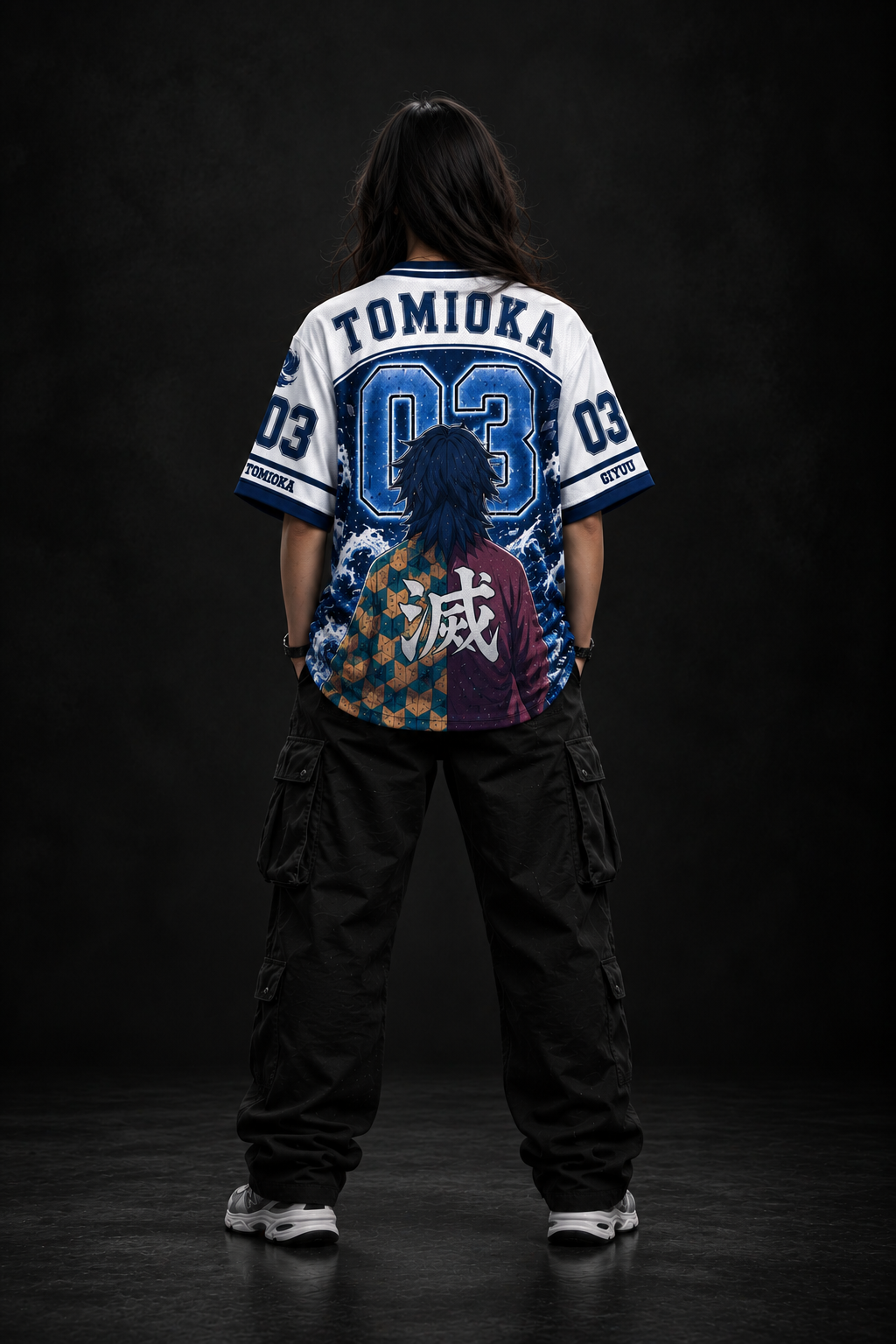 Giyu Tomioka – Water Hashira Anime Oversized Jersey