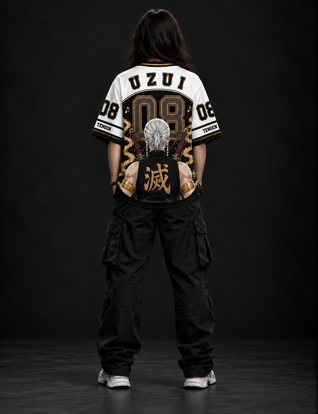 Tengen Uzui – Sound Hashira Anime Oversized Jersey