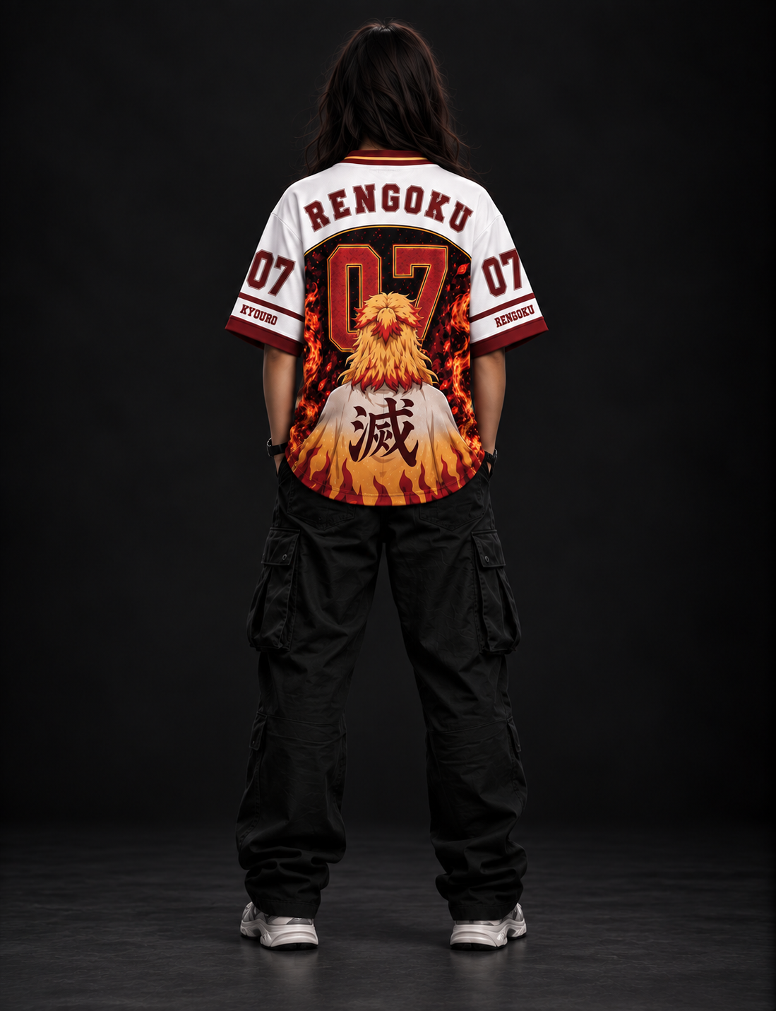 Kyojuro Rengoku – Flame Hashira Anime Oversized Jersey