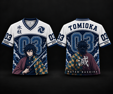 Giyu Tomioka – Water Hashira Anime Oversized Jersey
