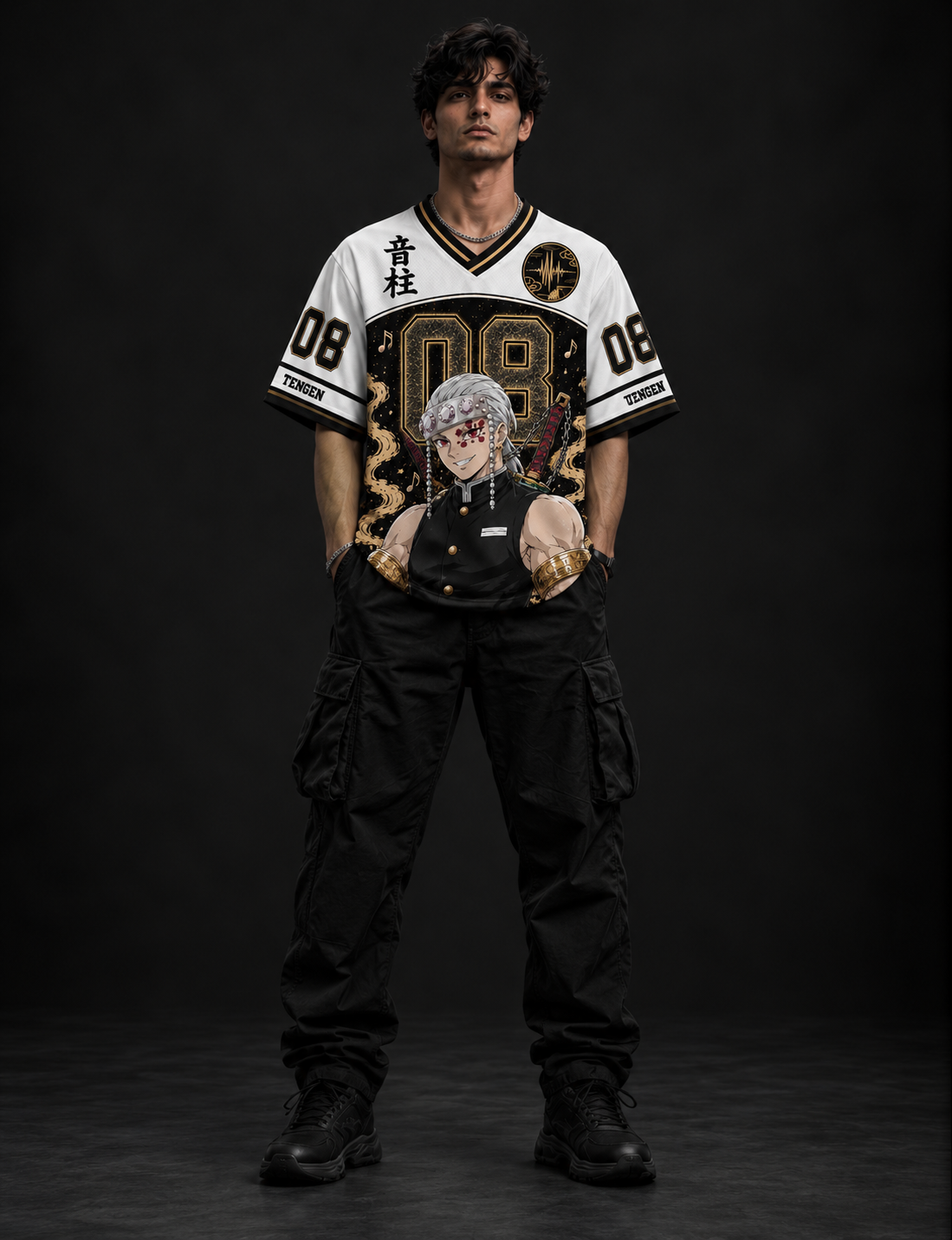 Tengen Uzui – Sound Hashira Anime Oversized Jersey